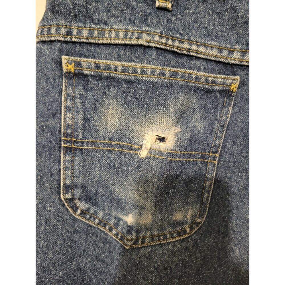 Riders Blue Denim Straight Leg High Rise Medium Wash Zip Fly Men's Jeans Size 36 - Picture 5 of 7